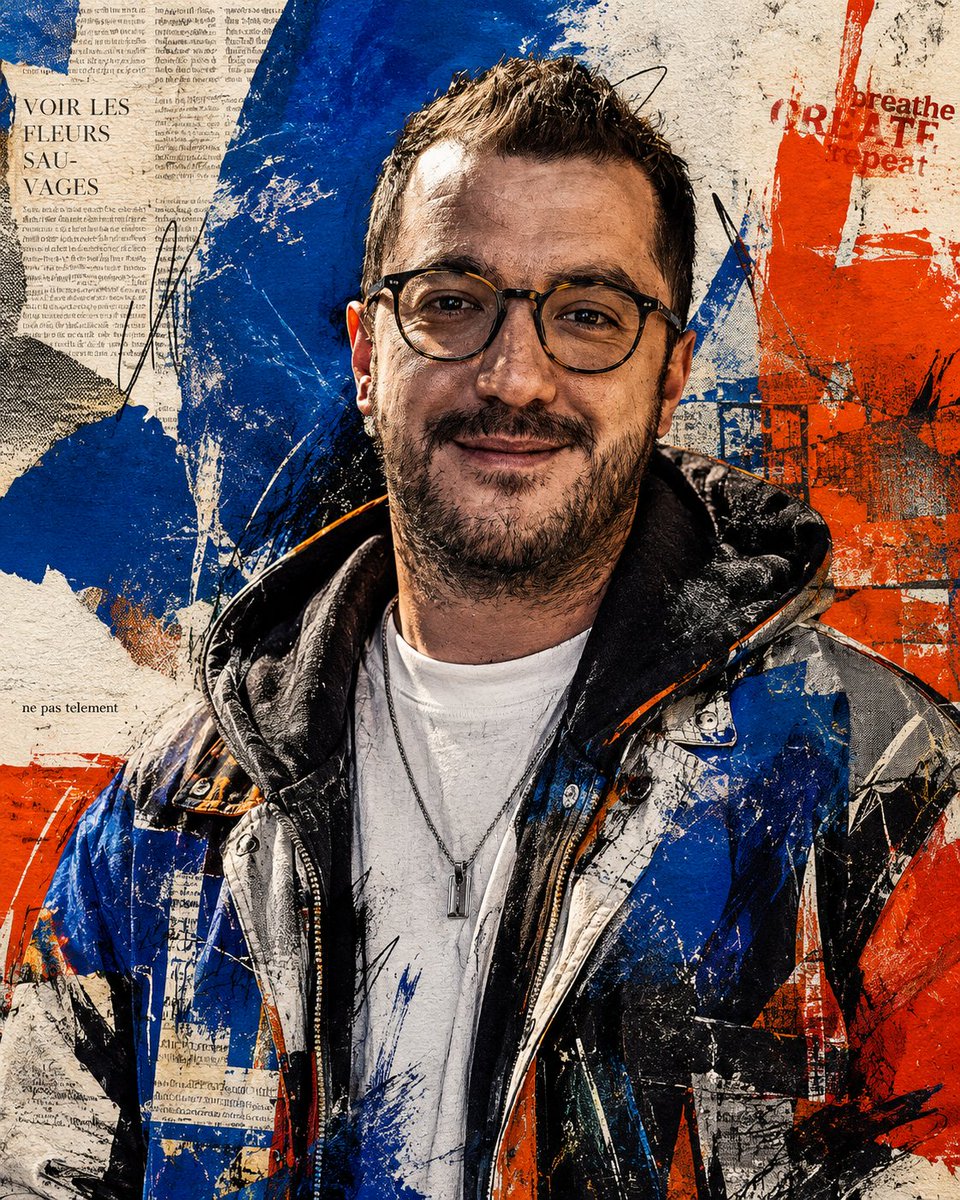 Urban Collage Poster Portrait