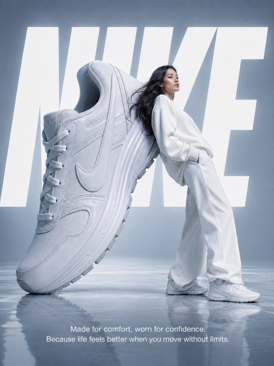 Nike Surreal Fashion Poster