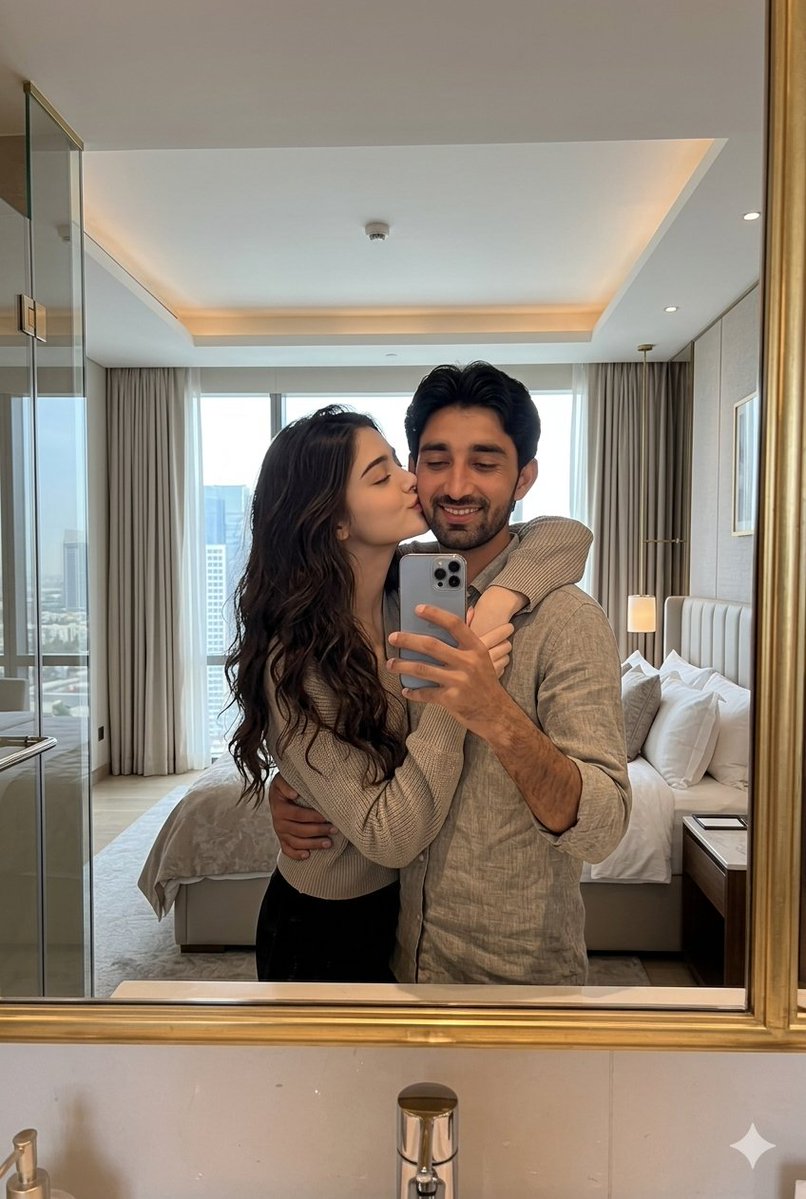 Mirror Romance in Luxury Suite