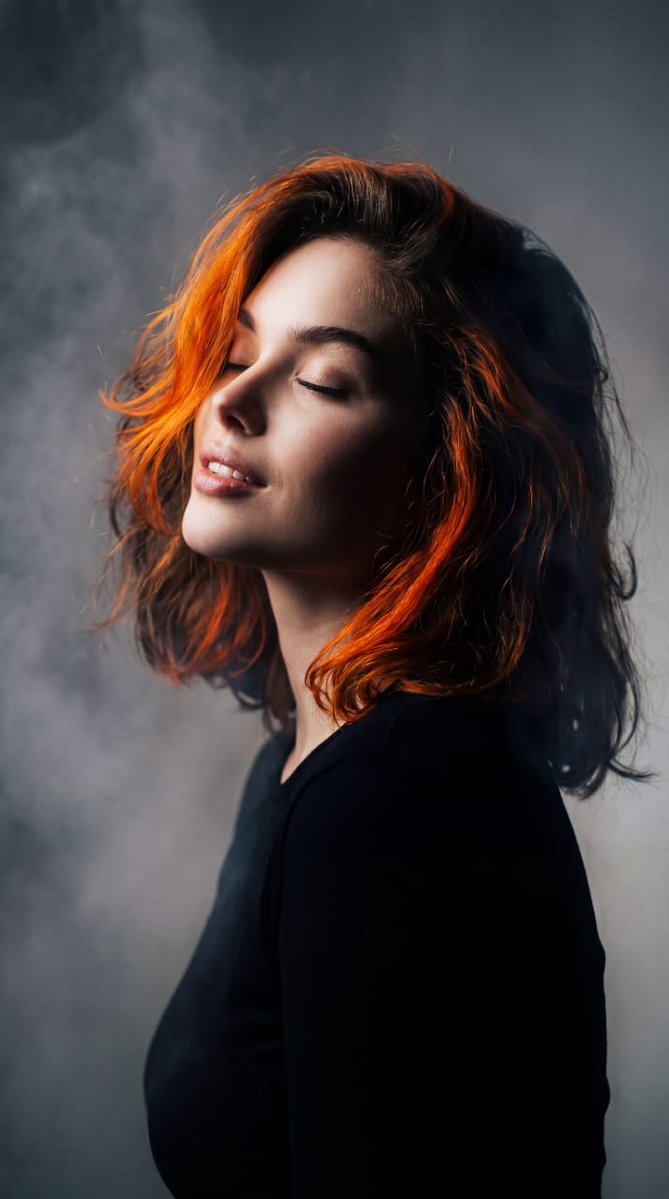 Neon Shadow Portrait