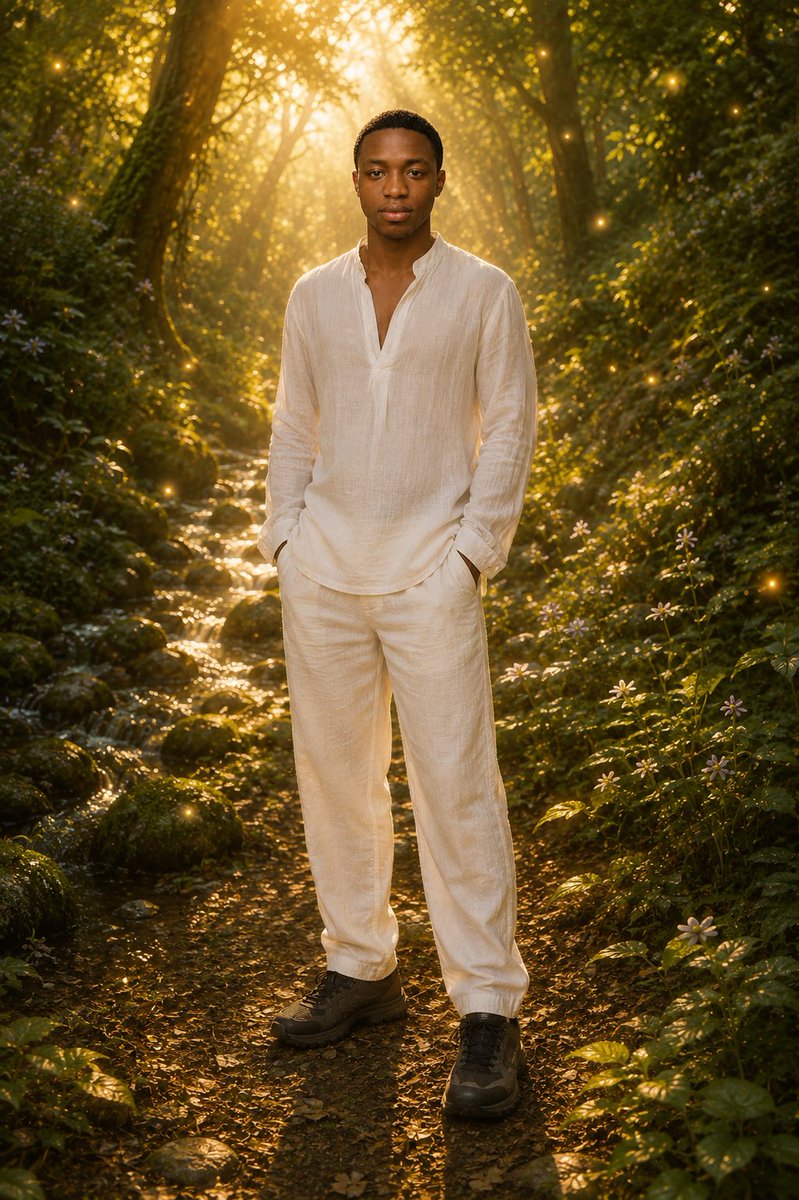 Golden Hour Enchanted Forest Portrait