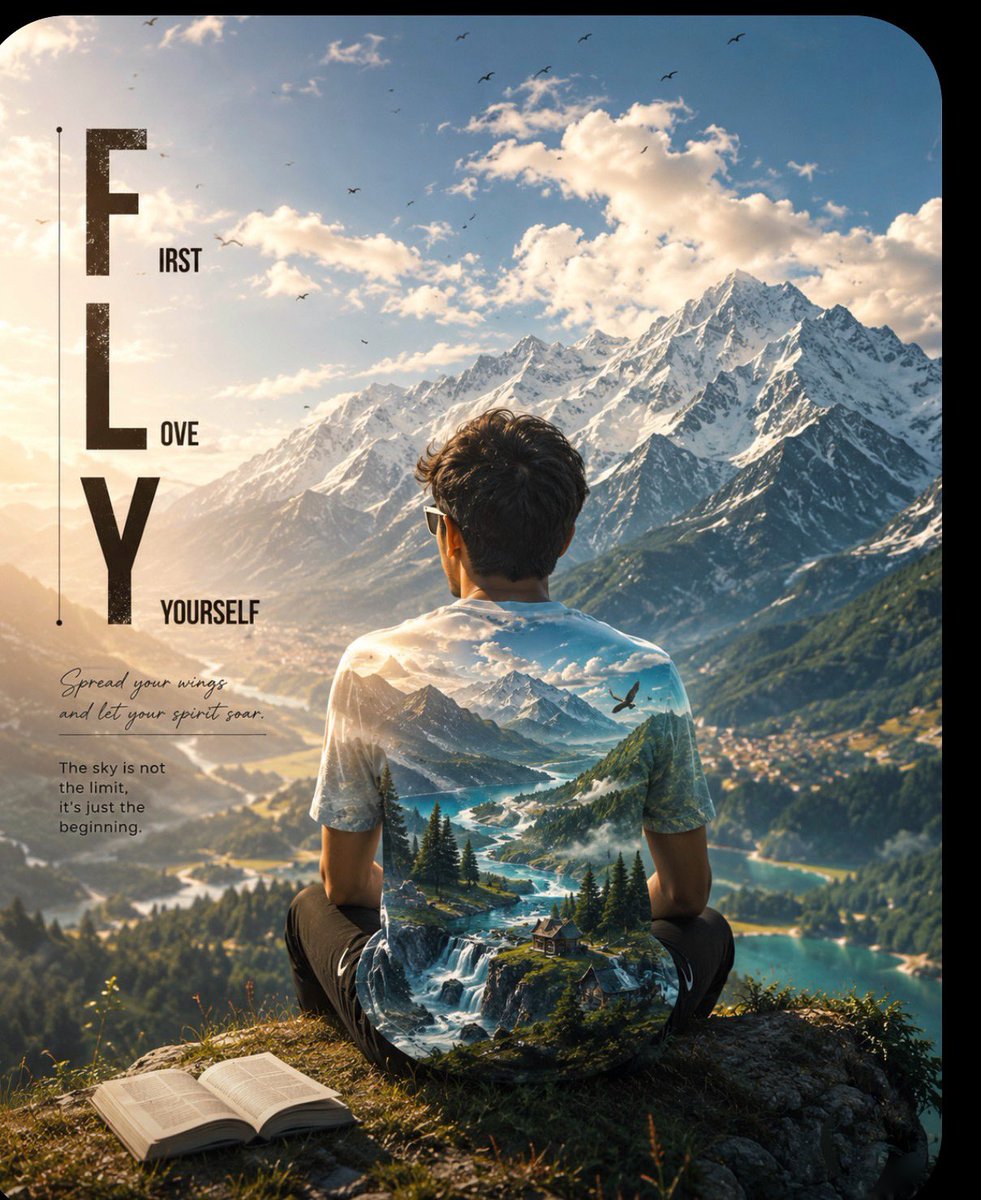 Epic Double Exposure Motivational Poster