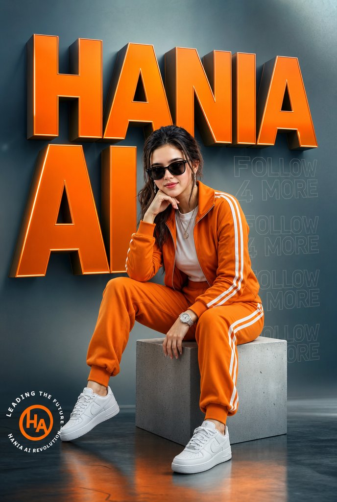 HANIA AI Fashion Revolution Poster