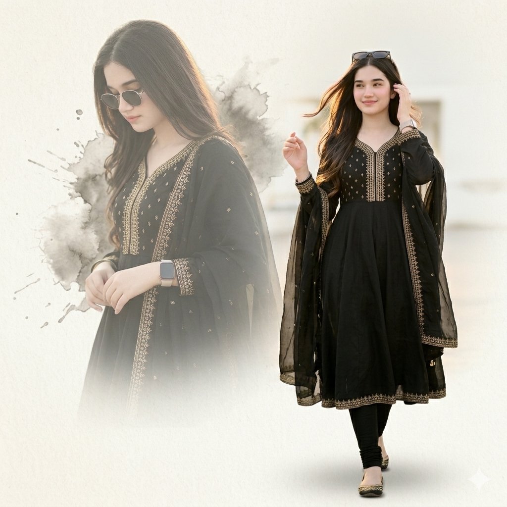 Elegant Birthday Fashion Collage