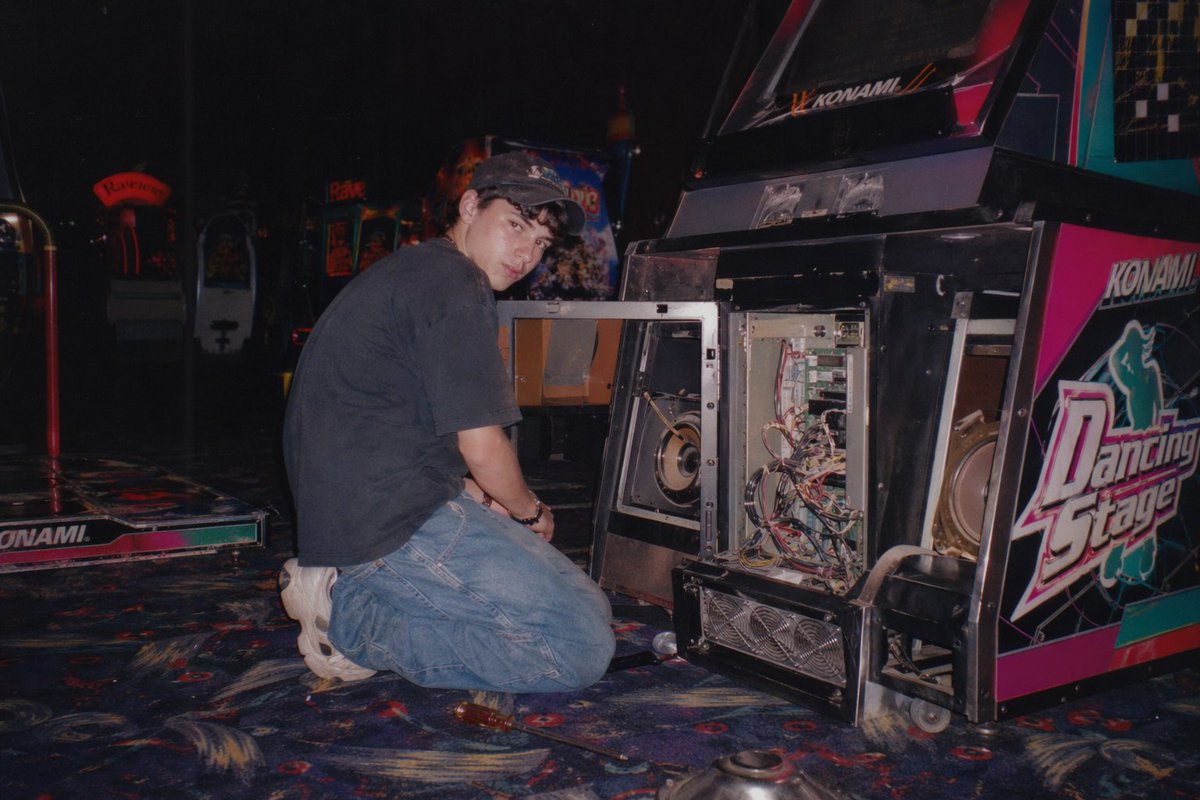 Vintage 90s Arcade Machine Repair