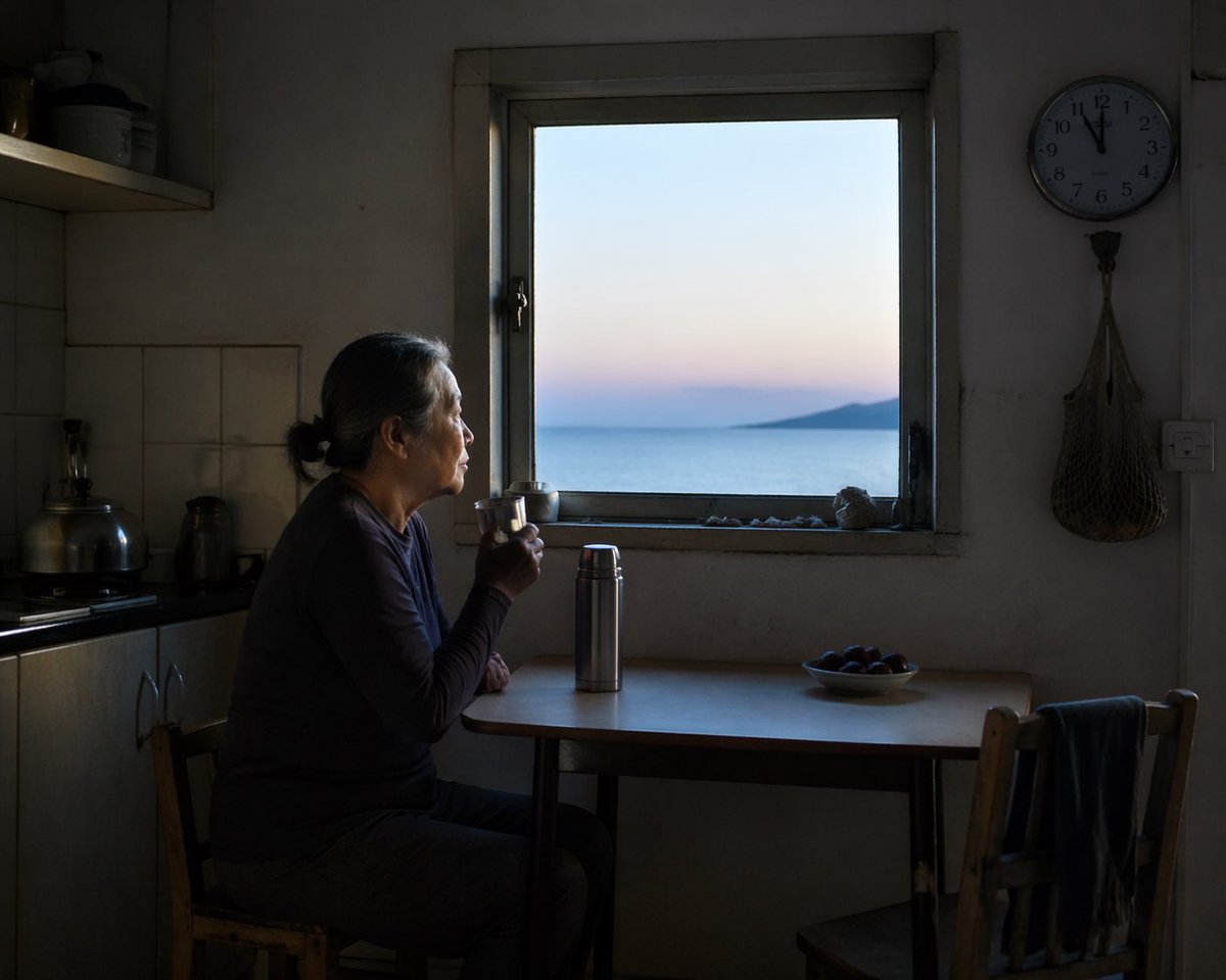 Quiet Twilight Kitchen Moment