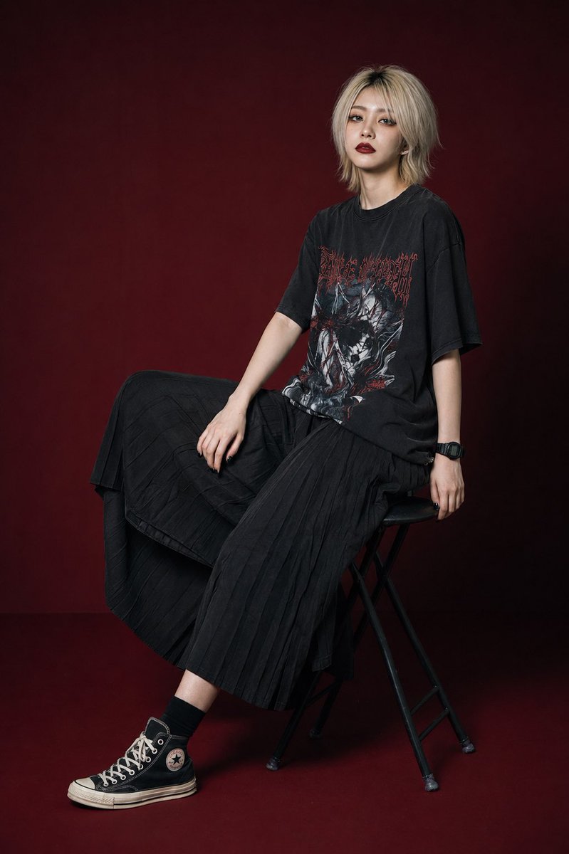 Gothic High Fashion Editorial Portrait