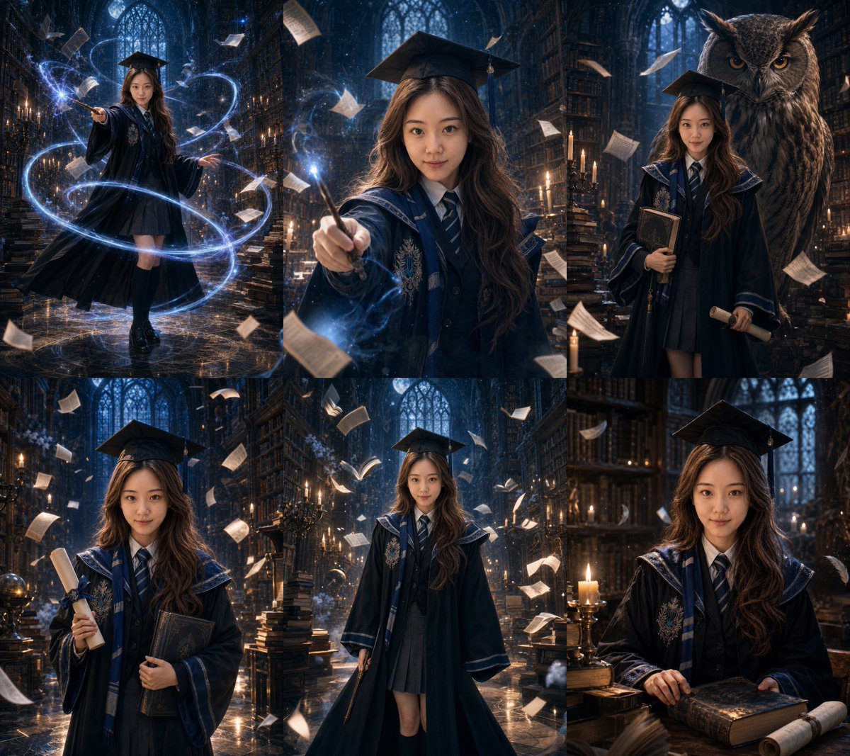 Magic Academy Graduation Portraits