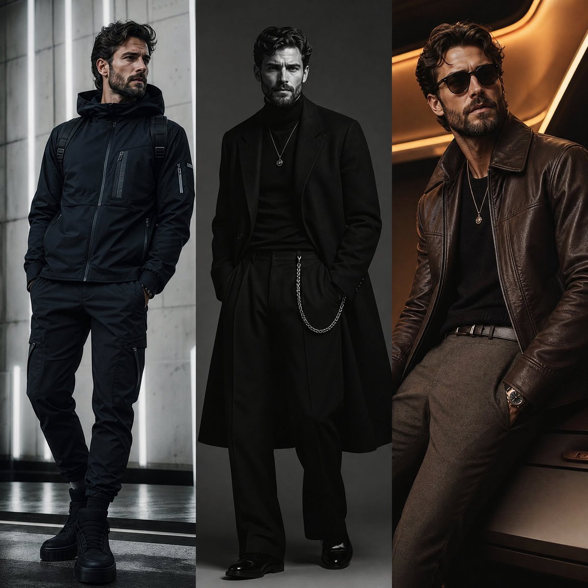 Hollywood Male Model Fashion Campaign
