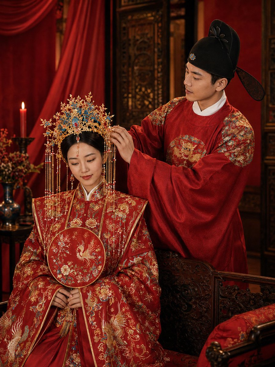 Ming Dynasty Hanfu Wedding Photos