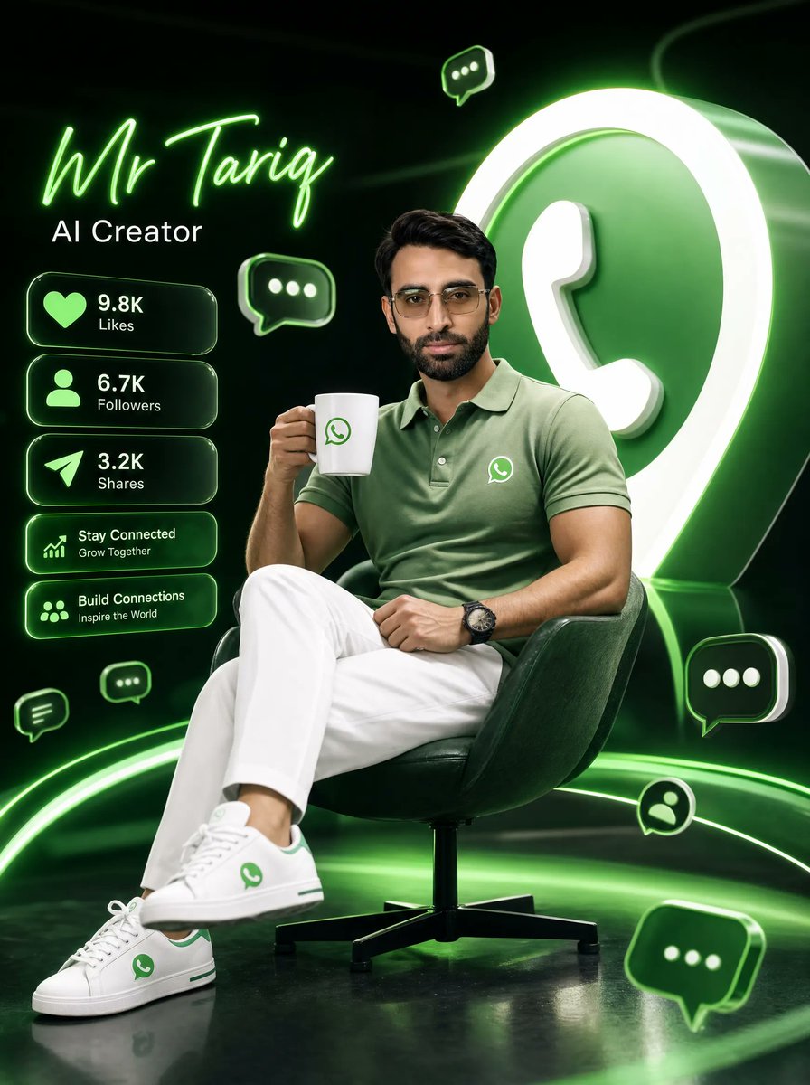 Neon Green 3D Digital Poster