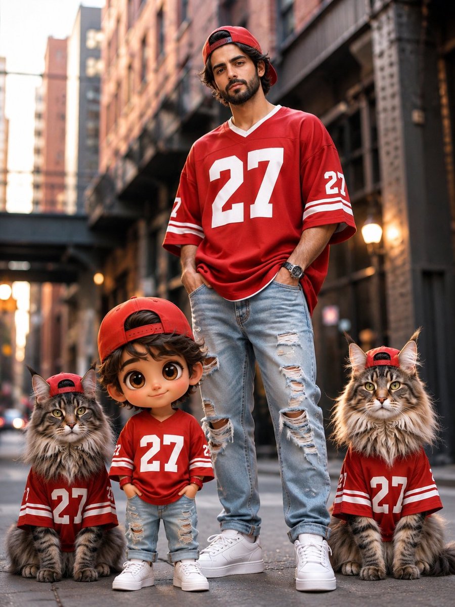 Cute Street Fashion Chibi Portrait