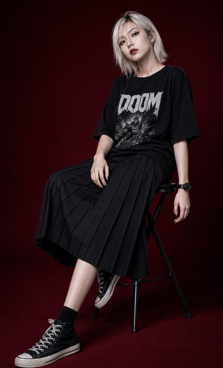 Edgy All-Black Fashion Editorial