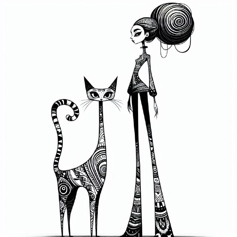 Elongated Magical Girl With Impossibly Long Legs
