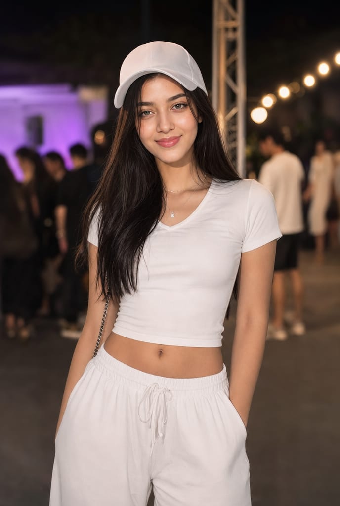 Night Street Style Portrait