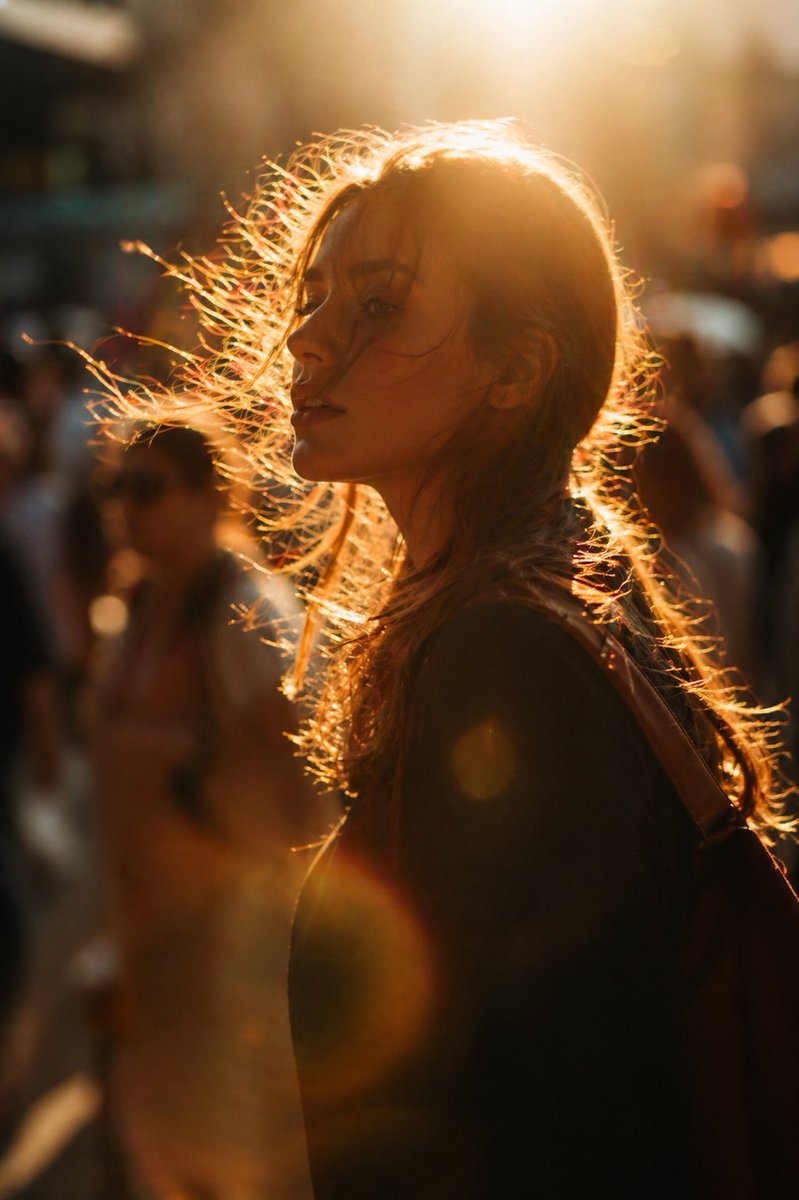 Cinematic Golden Hour Street Portrait