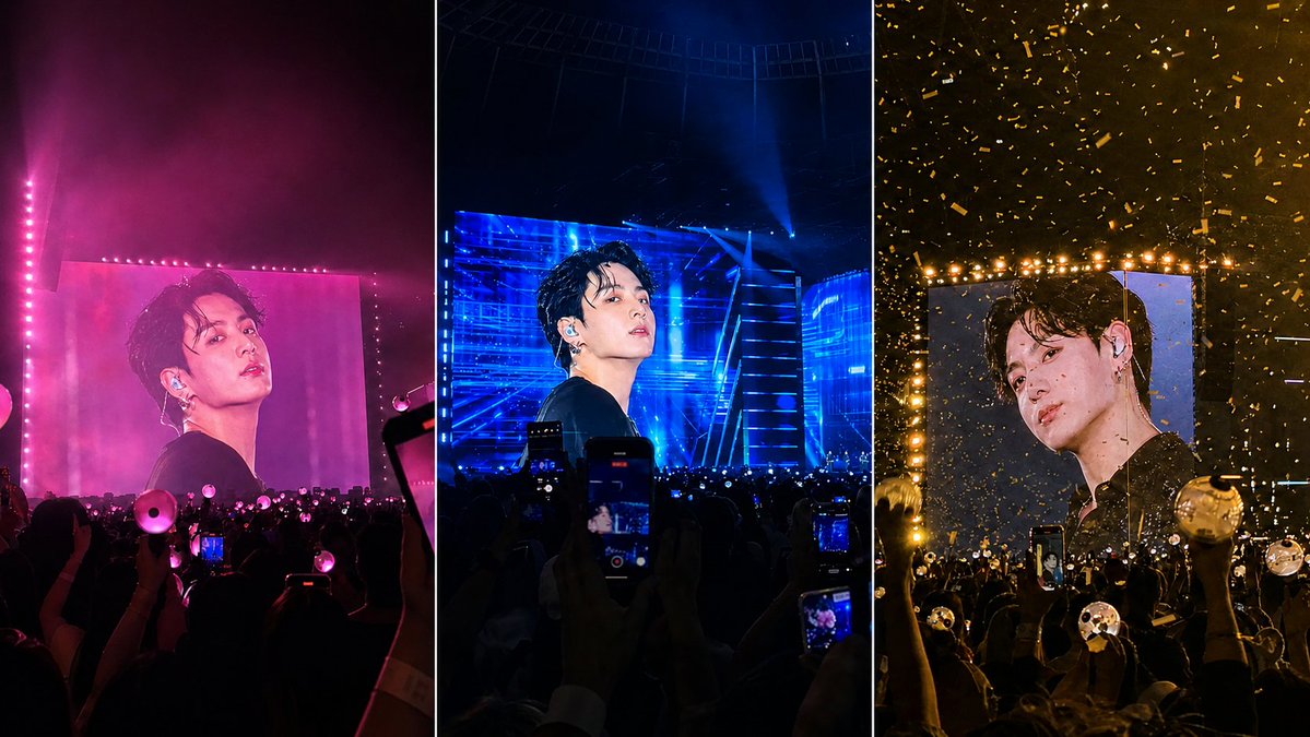 K-Pop LED Stadium Concert Collage