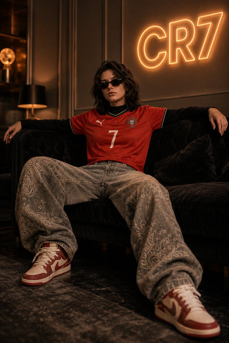 Stylish Football Fan Aesthetic