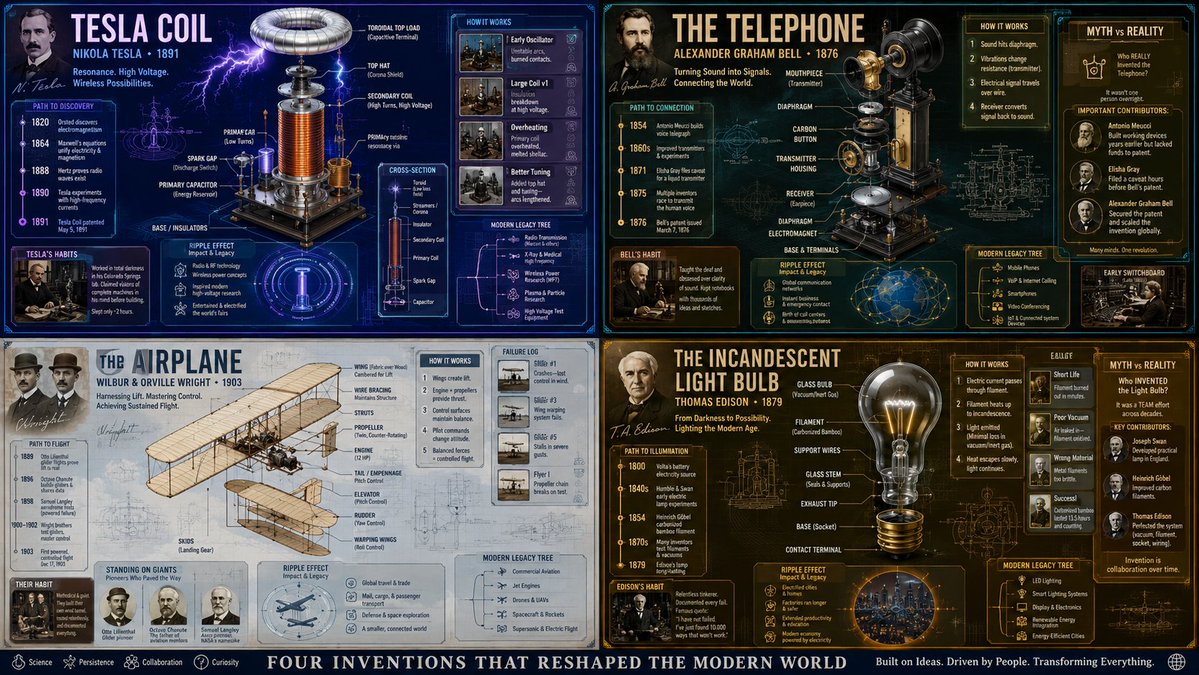 Visualizing Famous Inventions and Inventors