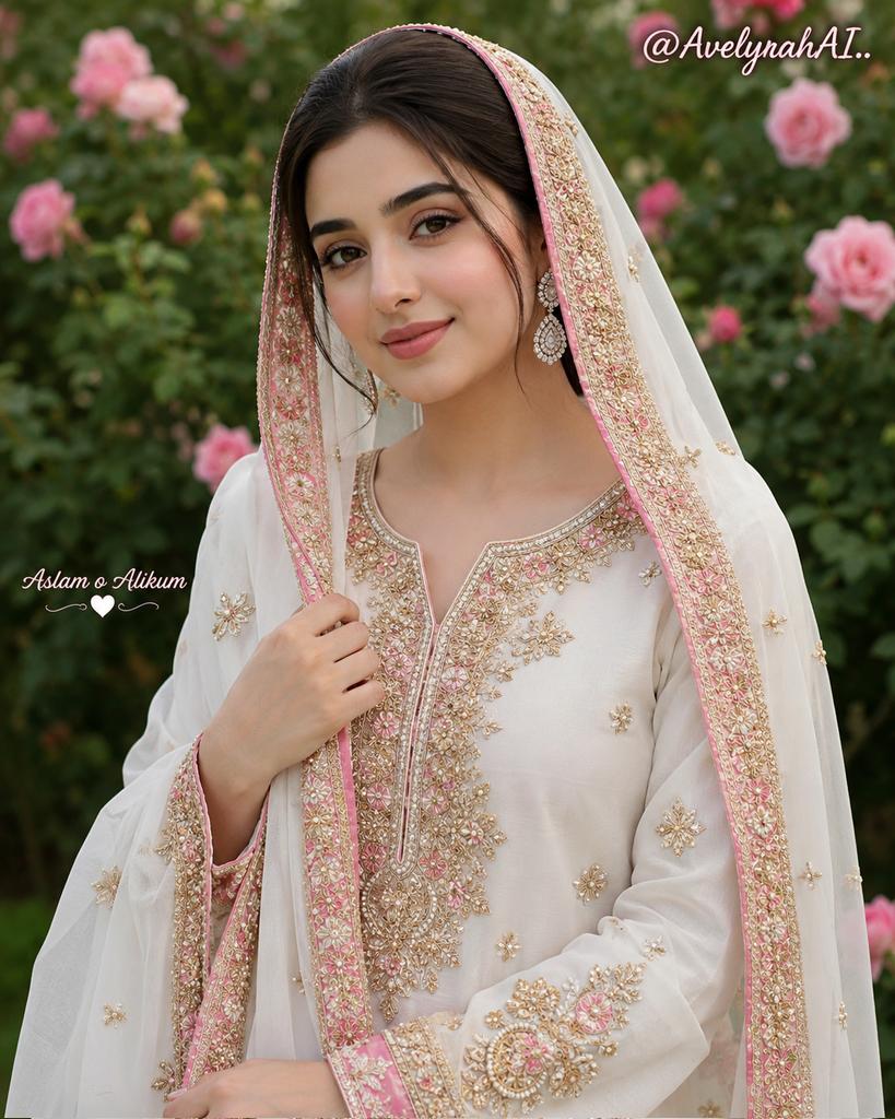 South Asian Elegance in Rose Garden