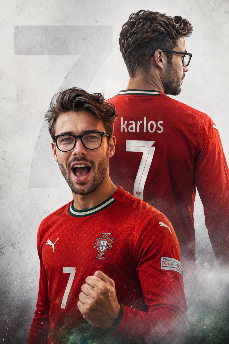 8K Football Star Poster Creator