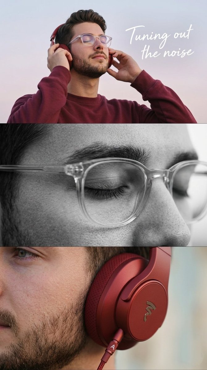 Minimalist Headphone Ad