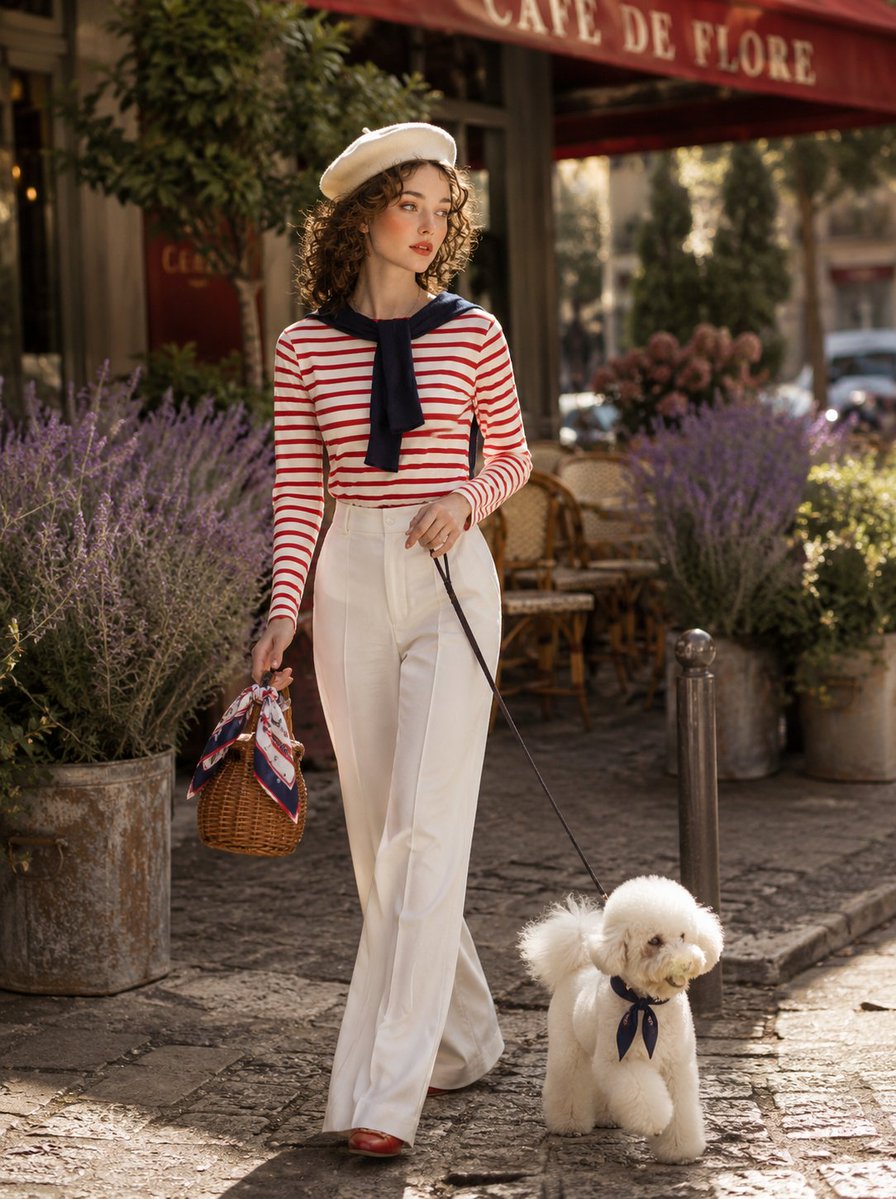 Parisian Chic Afternoon Stroll