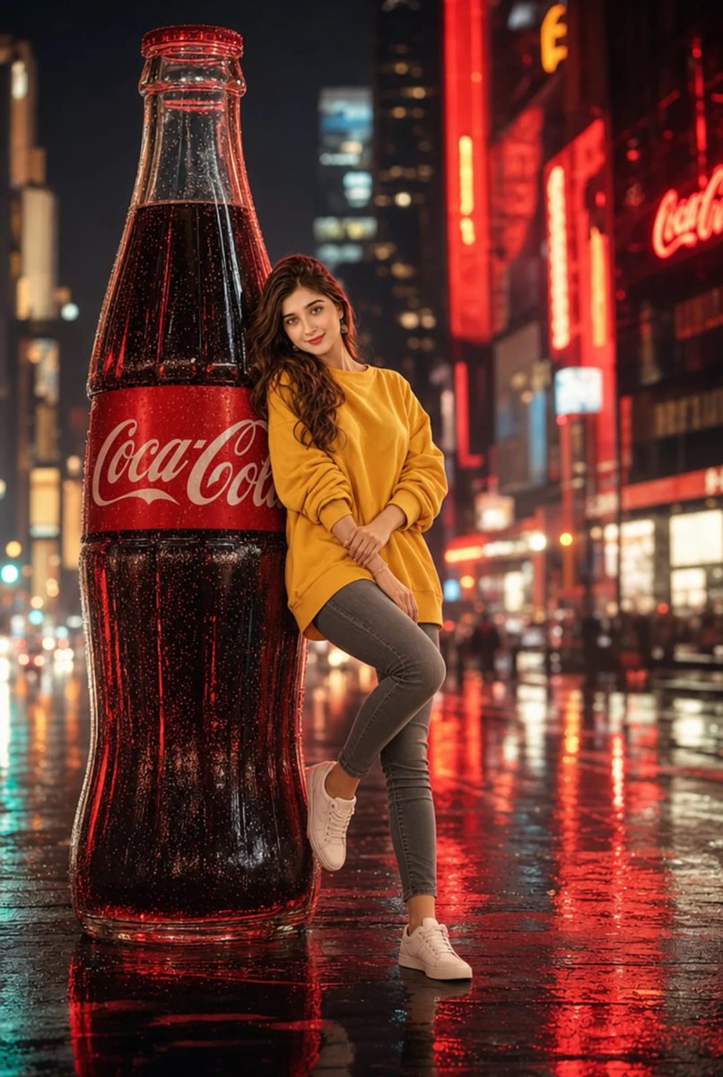 Cinematic Neon Coca-Cola Ad