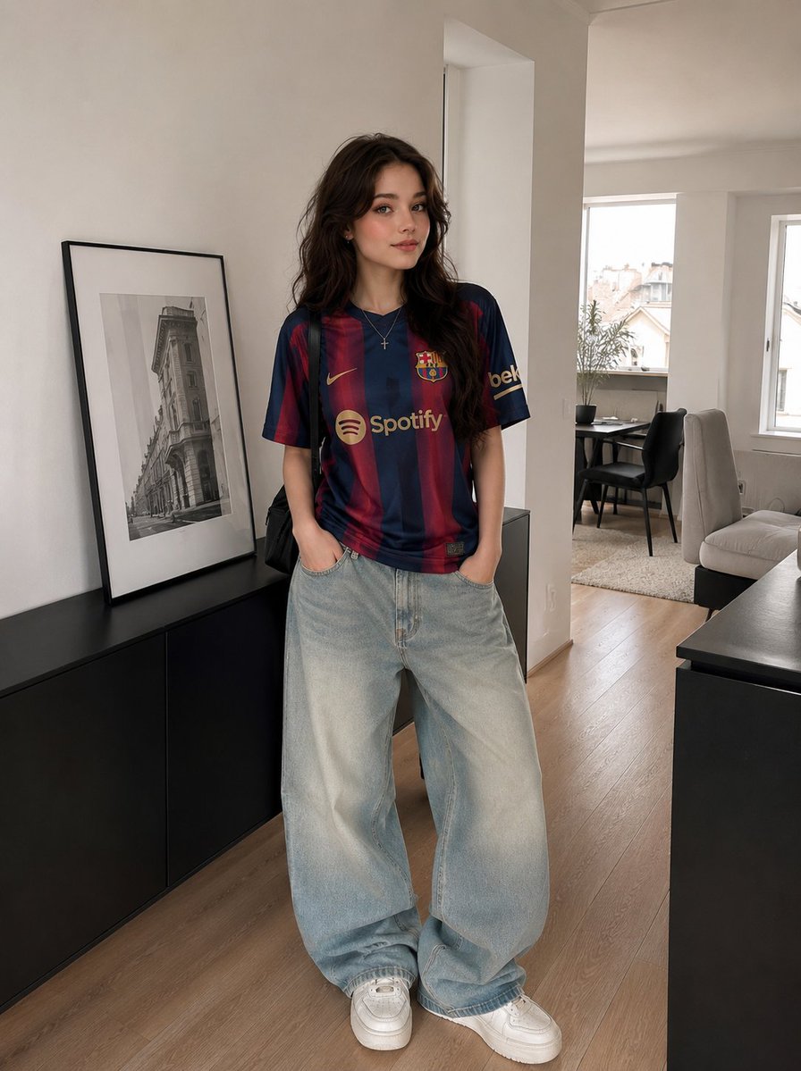 Korean Football Jersey Street Style