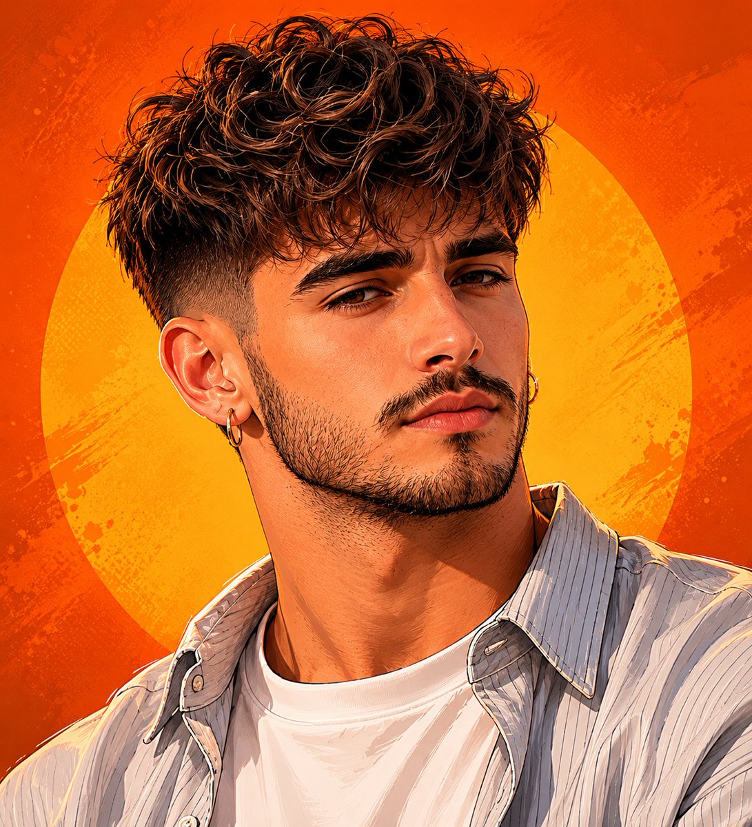 Hip Hop Vector Portrait Art