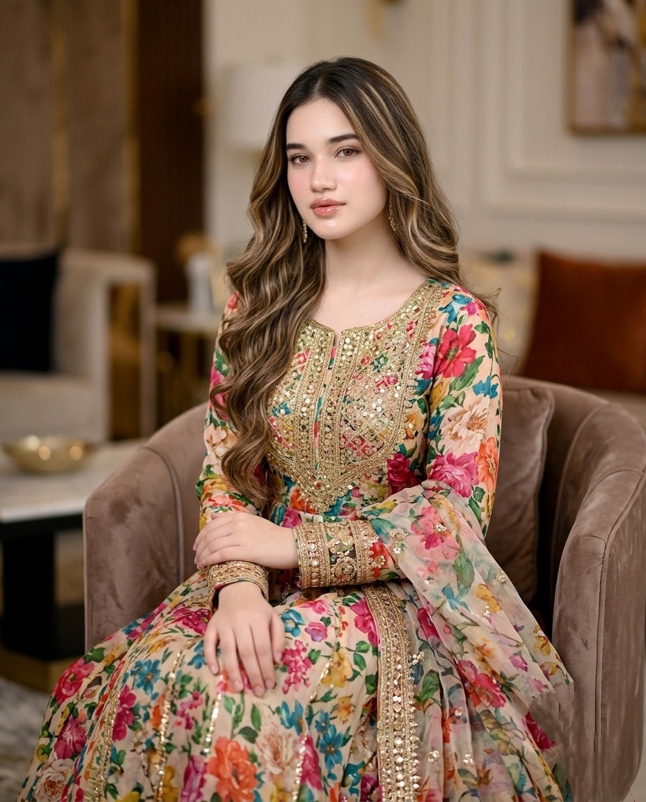 Luxury Fashion Feminine Portrait