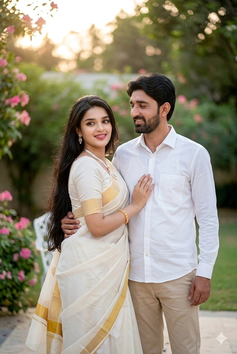 Romantic Indian Couple Poster