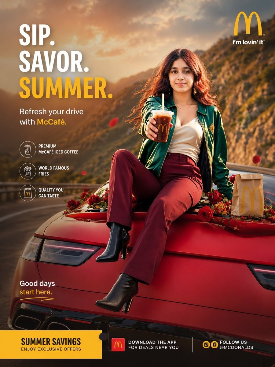 McCafé Summer Luxury Ad