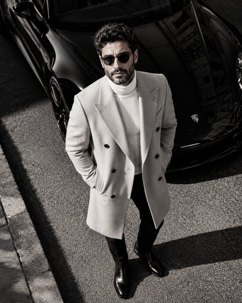 Luxury Black White Fashion Portrait