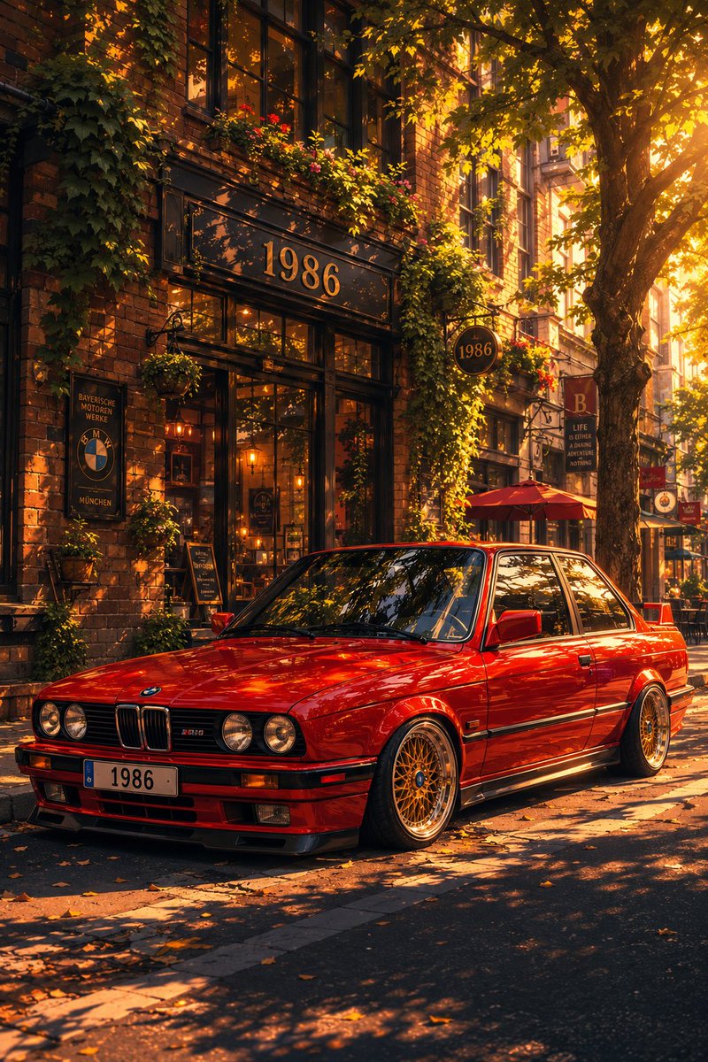 Classic BMW Golden Hour Dream