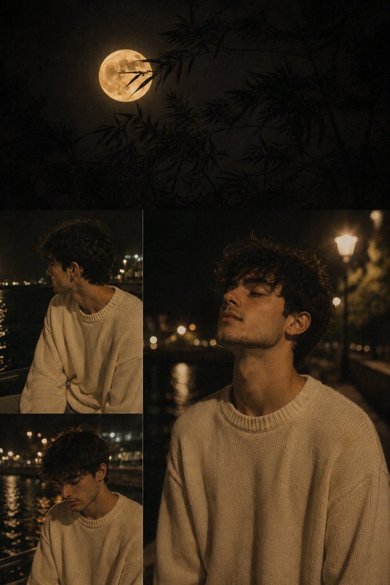 Moonlit Reverie: A Cinematic Portrait