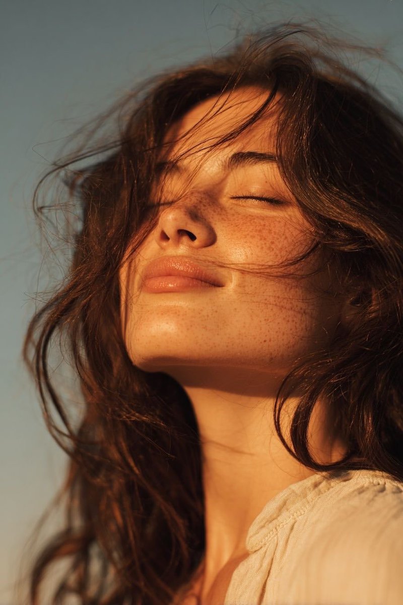 Golden Hour Portrait Close-Up