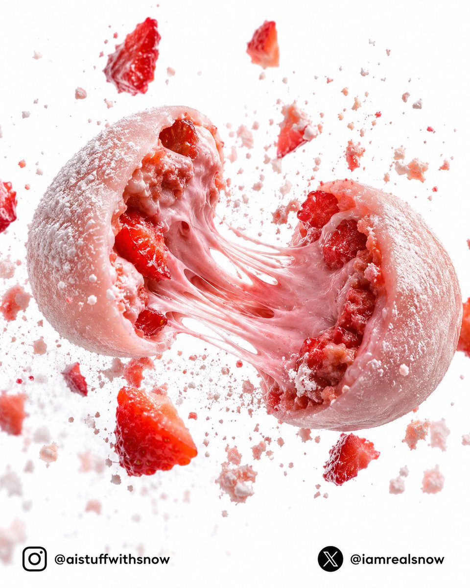 Strawberry Mochi Impact Explosion