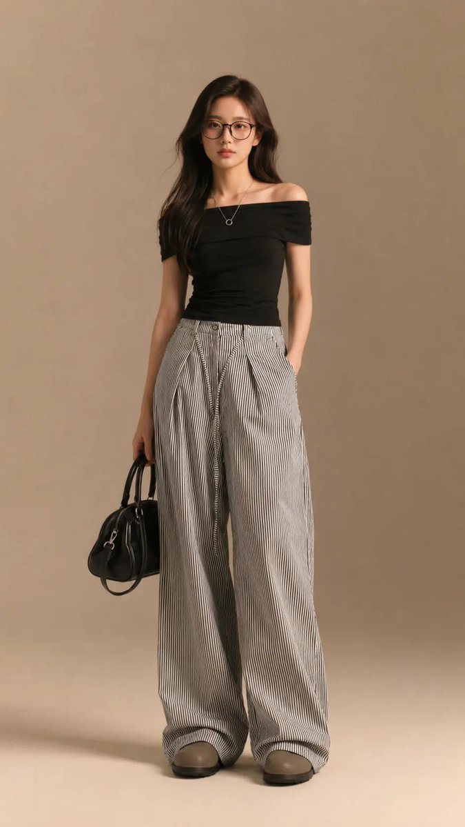 Minimalist Korean Fashion Portrait