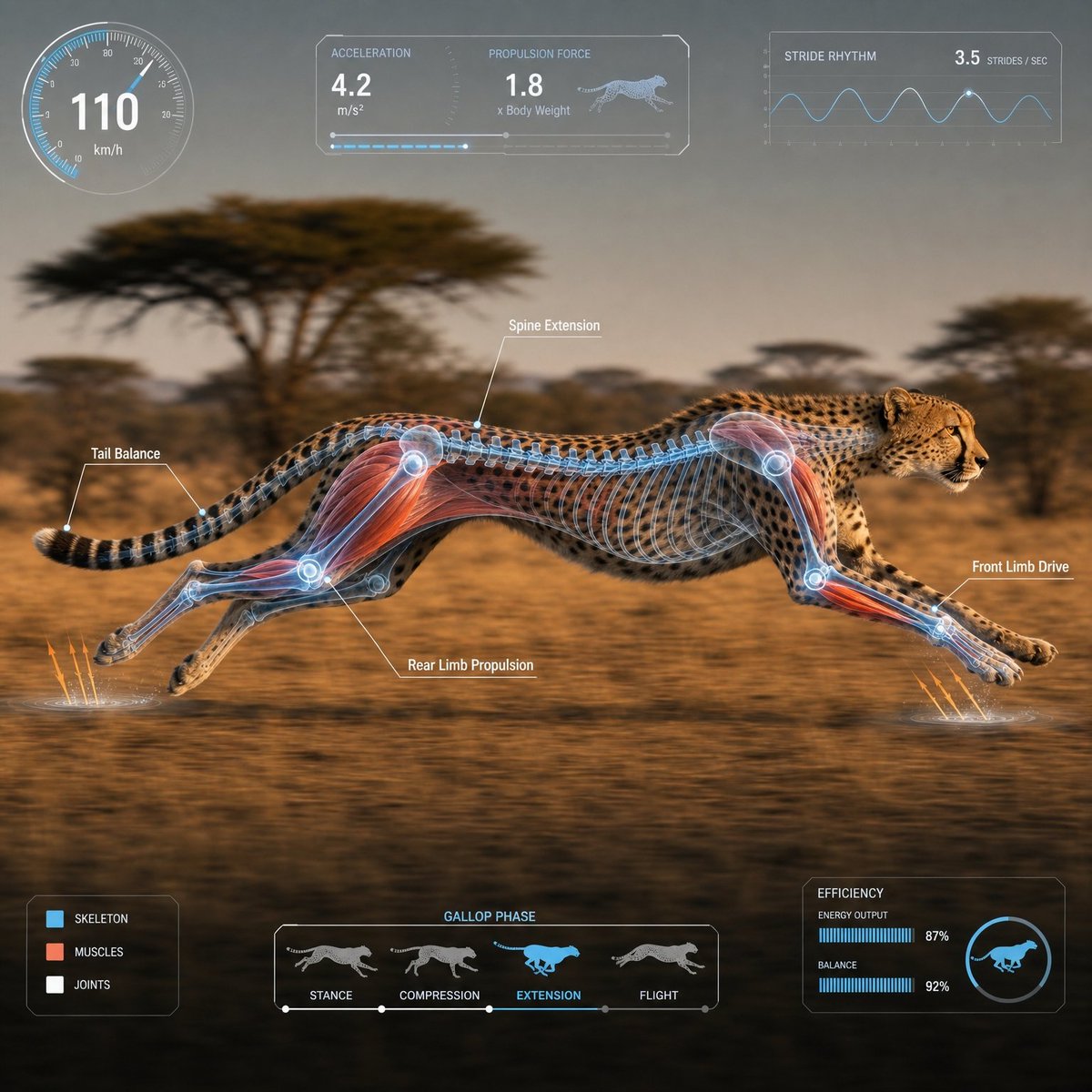 Animal Biomechanics Tracking Shot