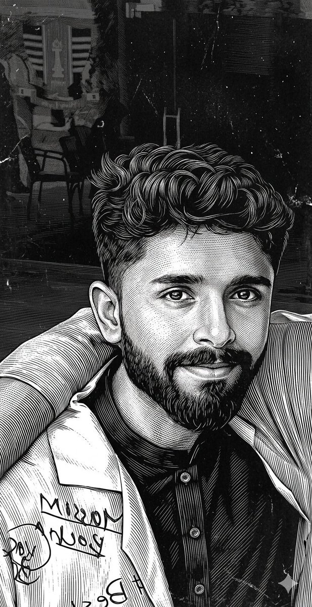 Scratchboard Portrait Art