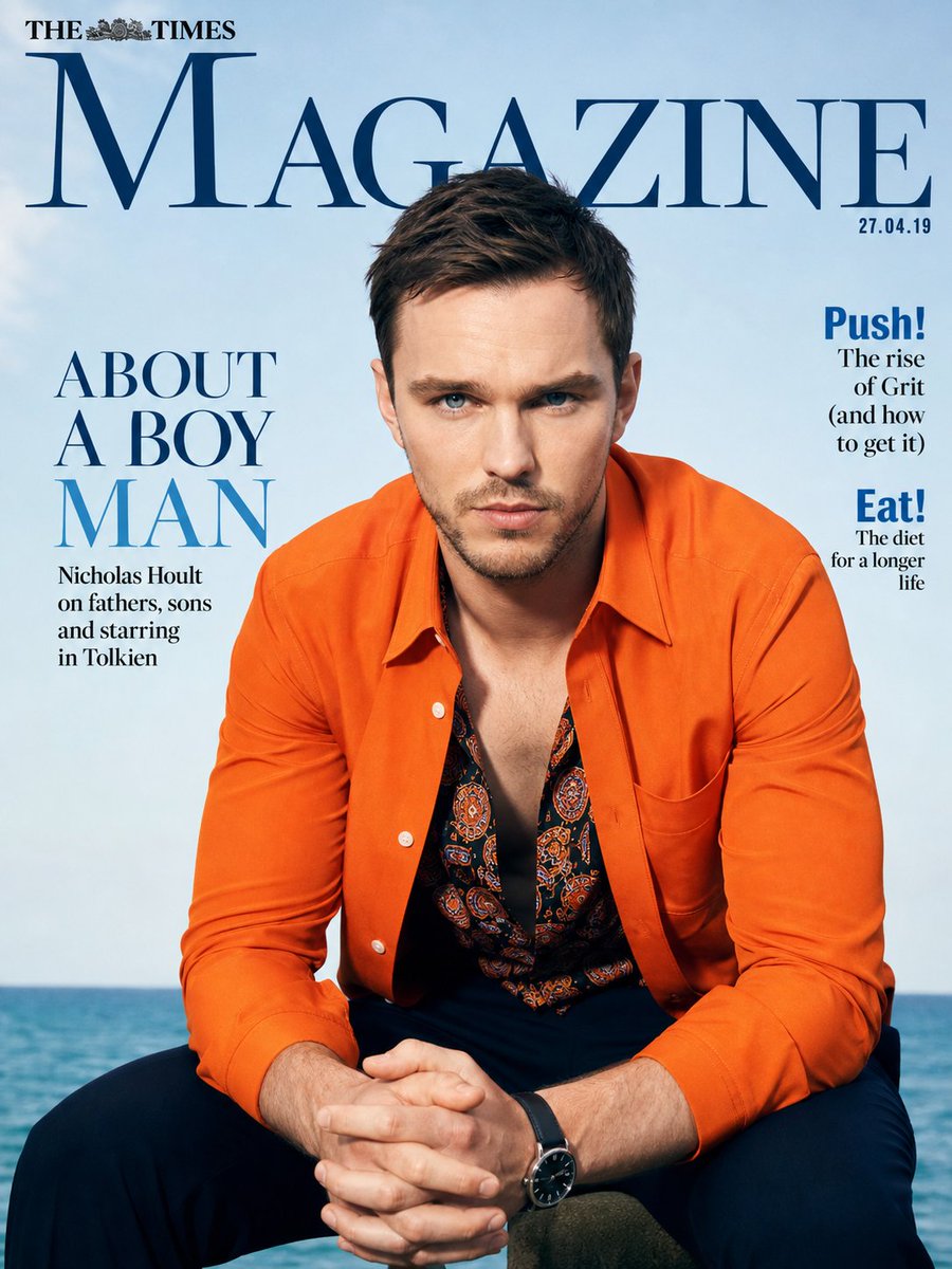 Cinematic Sea Portrait Magazine Cover