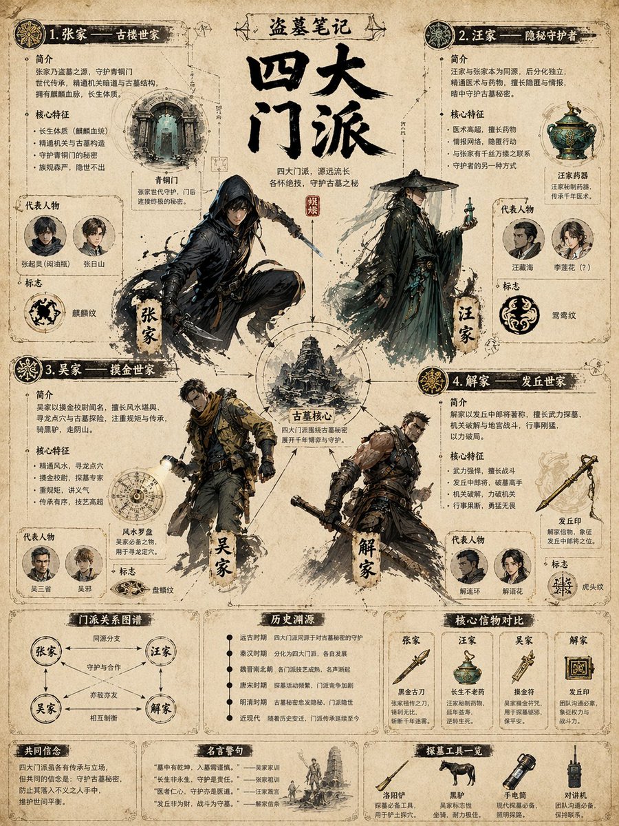 Grave Robbers Four Sects Guide