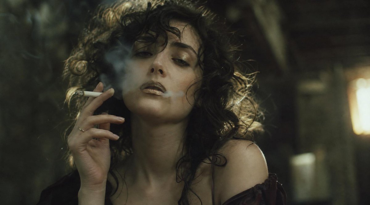 Moody Smoky Cinematic Portrait