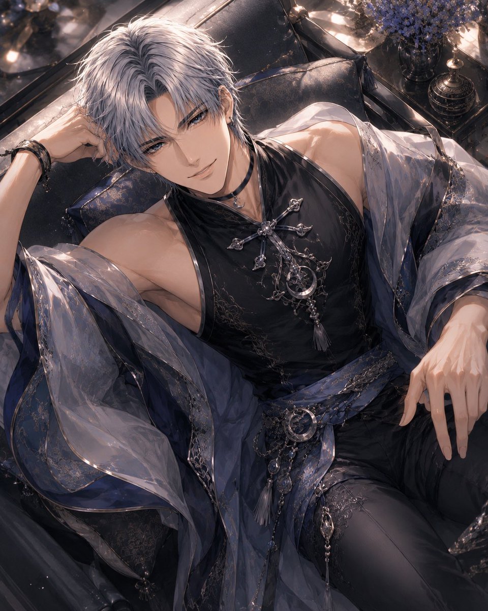 Elegant Anime Fantasy Portrait