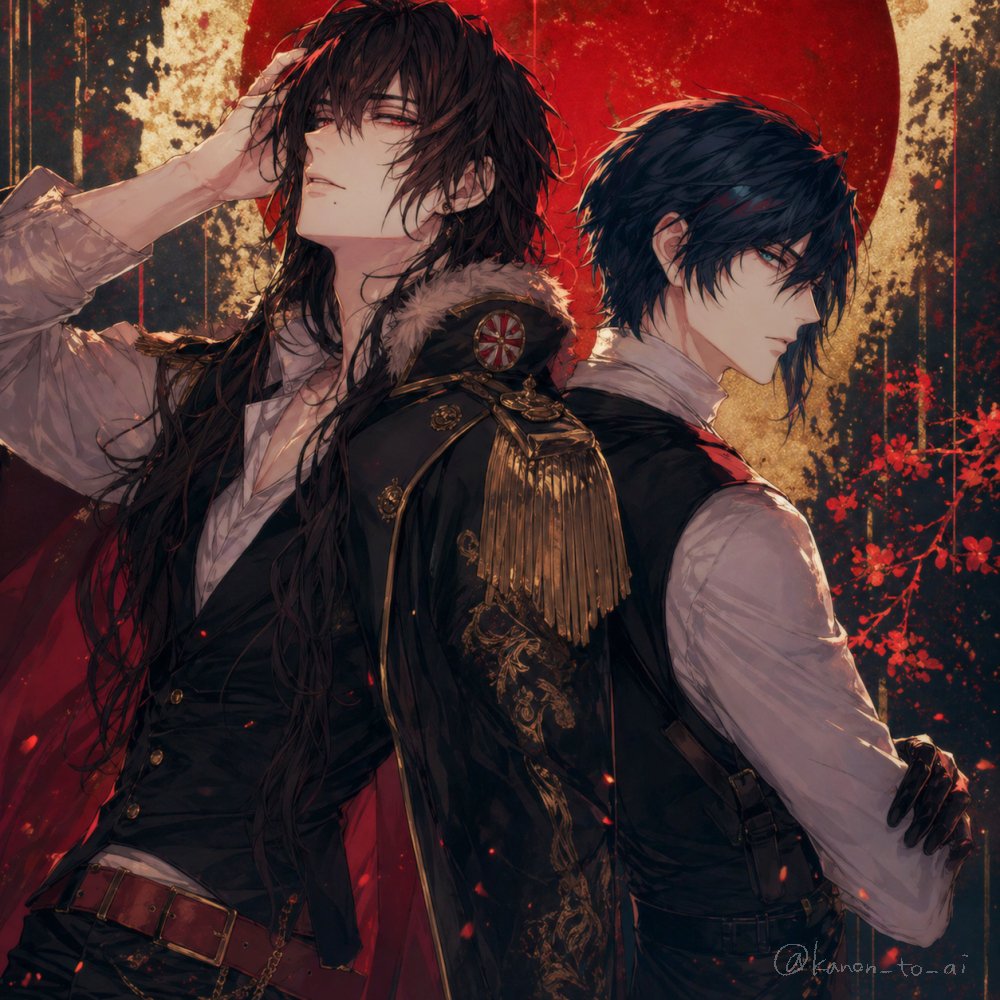 Dark Romantic Anime Fantasy Men