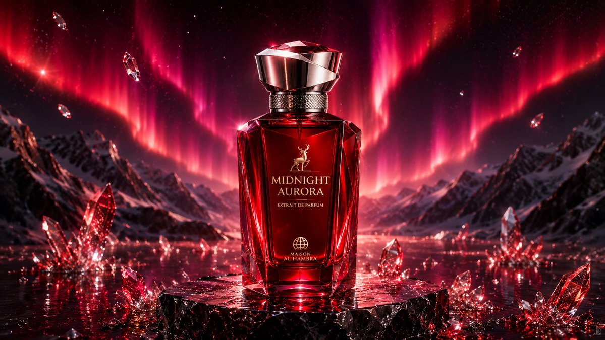 Luxury Perfume Aurora Product Photography