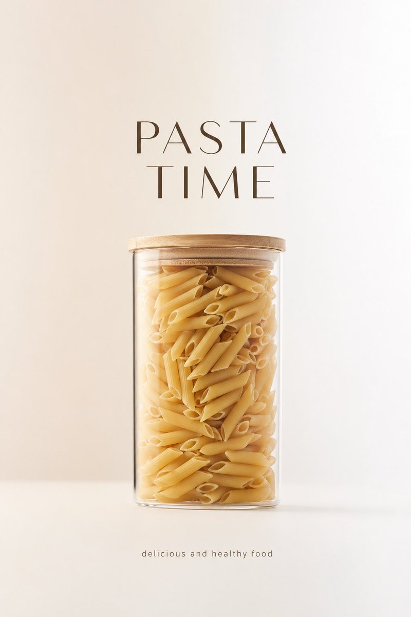 Minimalist Pasta Brand Ad