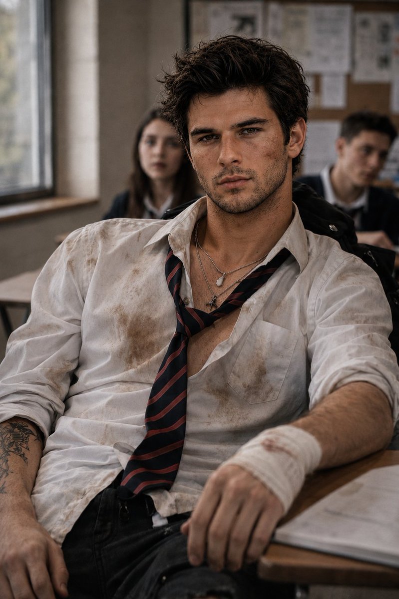 Rebellious Student Cinematic Portrait