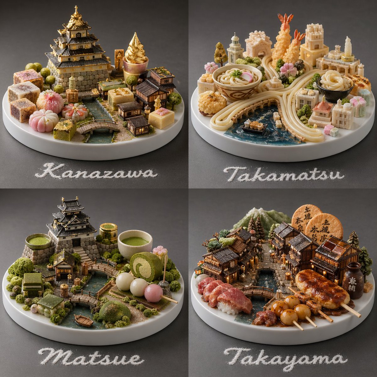 Miniature Food Cities